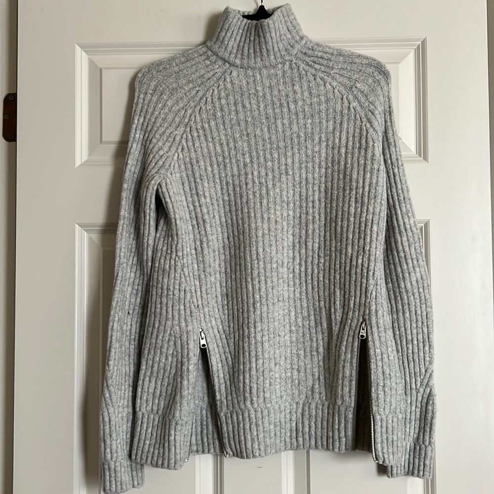 Abercrombie XS Turtleneck Sweater with Zippers